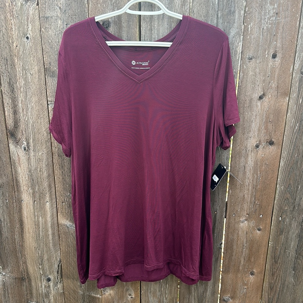 ACTIVEZON Essential women’s short sleeve shirt size X new with tags - Picture 6 of 10